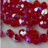 Zdjęcie - Fire Polish Siam Ruby AB (X90080) 4mm